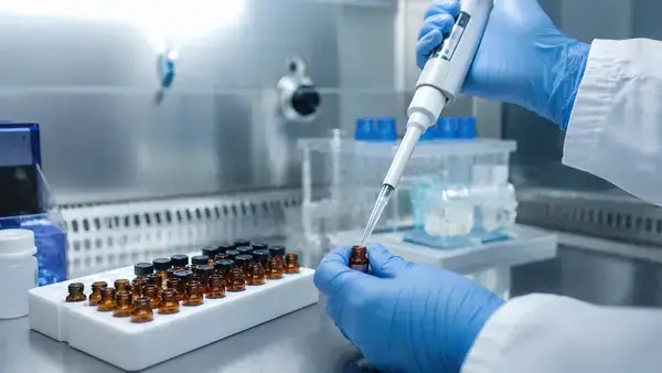 ARA-290 peptide reconstitution and aliquoting in research laboratory