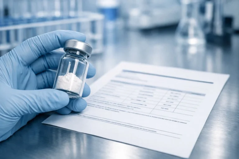 High purity BPC-157 certificate analysis requirements